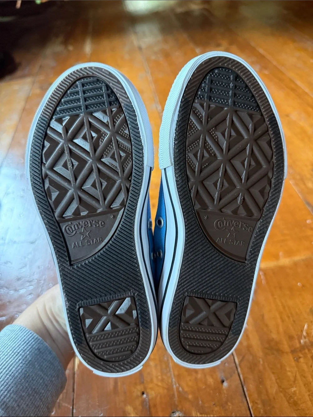 Converse Kids Bright Blue Canvas Low-Top Sneakers
